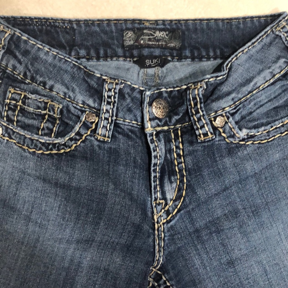 Silver SUKI slight bootcut Jeans